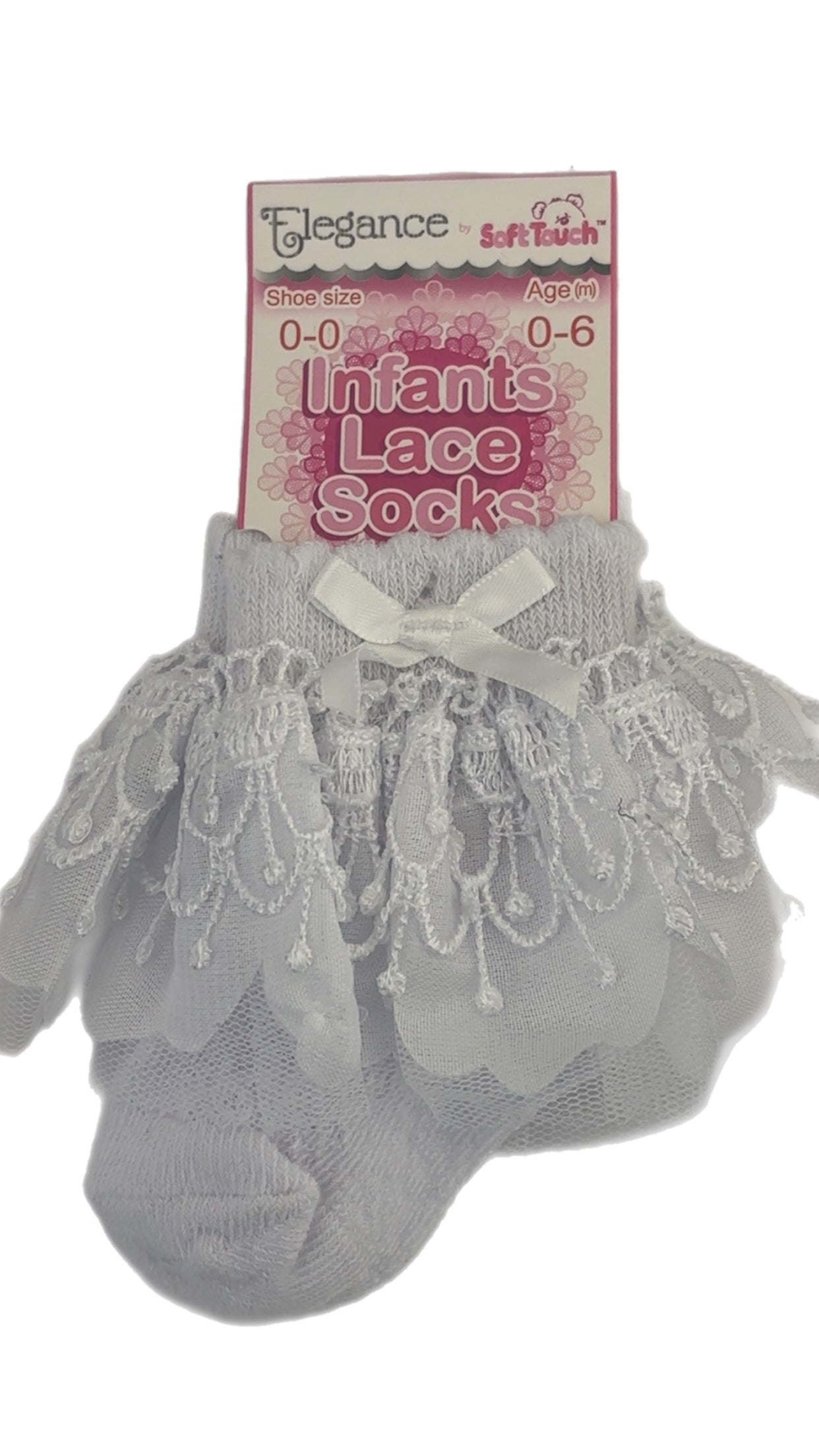 White Frilly Socks