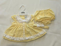 Baby Girl Yellow Frilly Dress Set