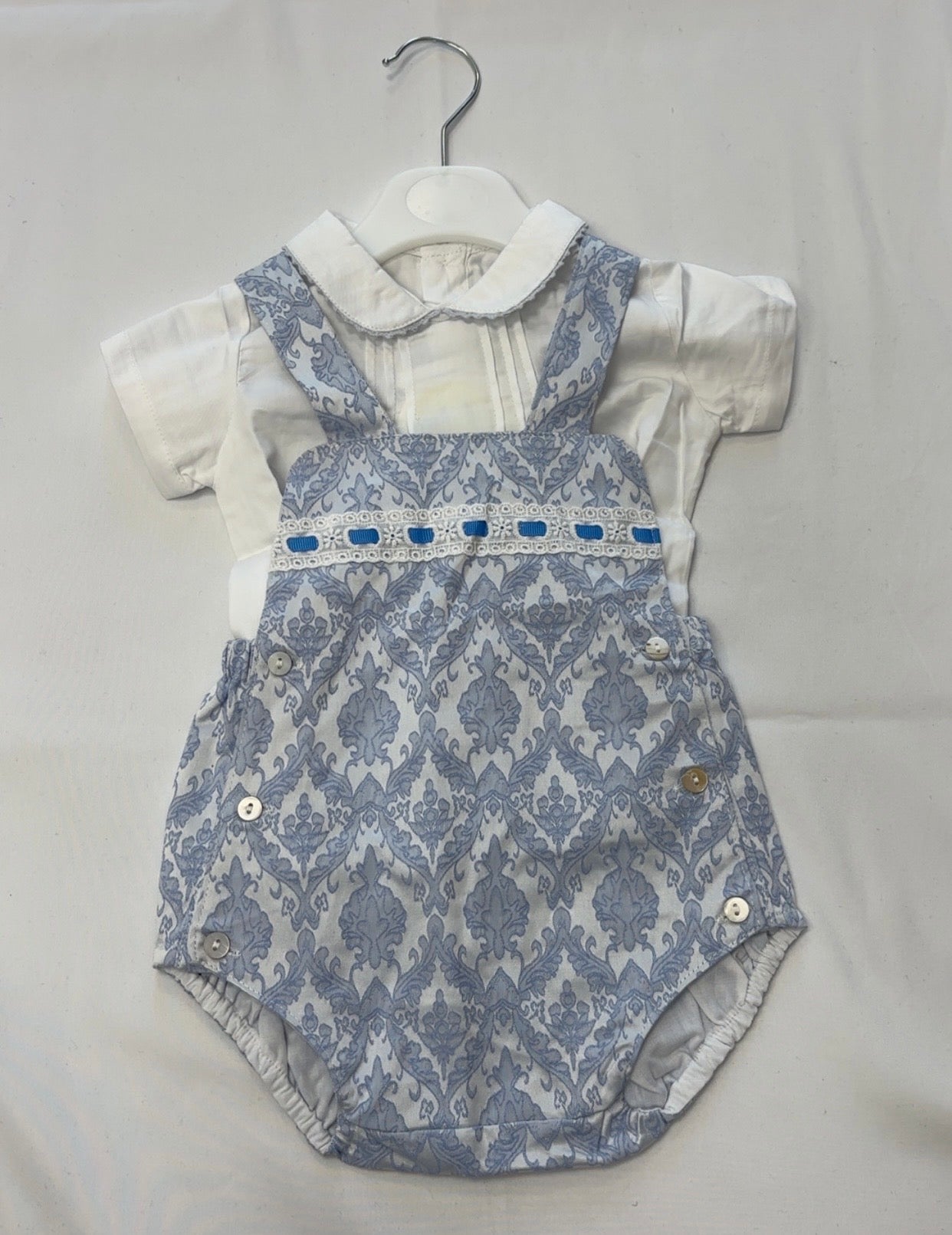 Baby Boys Vintage Romper Set