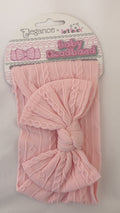 Baby girl Pink Bow Headband