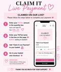 Claim It Live Payment🎀